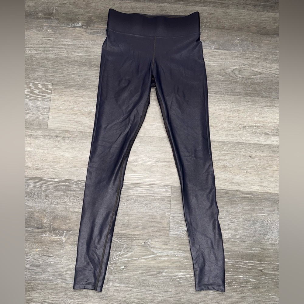 Carbon38 takara shine charcoal gray full length leggings size XS - Picture 3 of 7